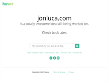 Tablet Screenshot of jonluca.com